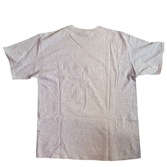 Lee Mens Xl Gray Graphic T-shirt With Black Embroidered Eagle in Flight - Picture 2 of 5